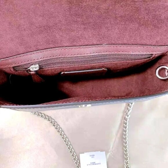 COACH C6797 GEMMA CROSSBODY IN COLORBLOCK WITH APPLE BUCKLE FOREST/MIDNIGHT NAVY - Picture 7 of 8